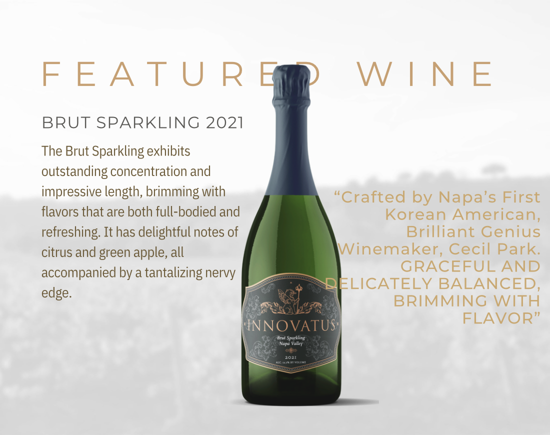 Netflix's Chef Ahn.. — INNOVATUS WINE NAPA VALLEY